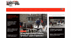 Desktop Screenshot of gjakovapress.info